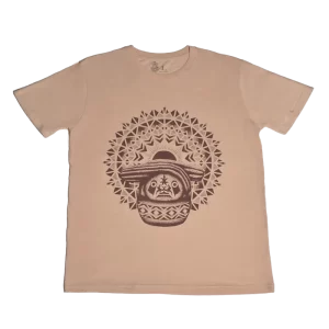 Men's t-shirt with Huaco Wachuma design - Mallku