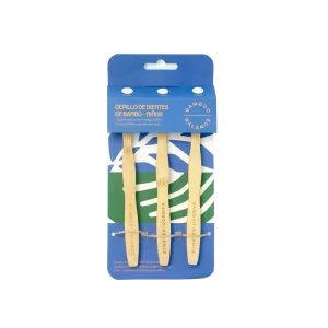 Bamboo toothbrush for children pack x 3 - Bamboo Balance