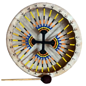Ceremonial drum of 60 cm diameter (on request)