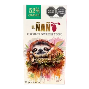 El Ñaño milk chocolate with coconut 70 g